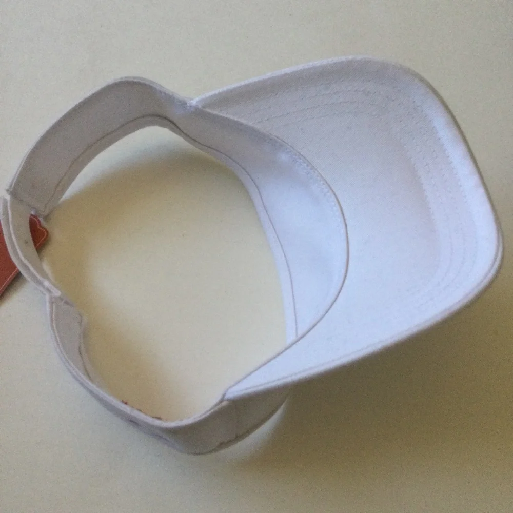 AMERICAN NEEDLE LA VISOR WHITE OS ADJUSTABLE NWT